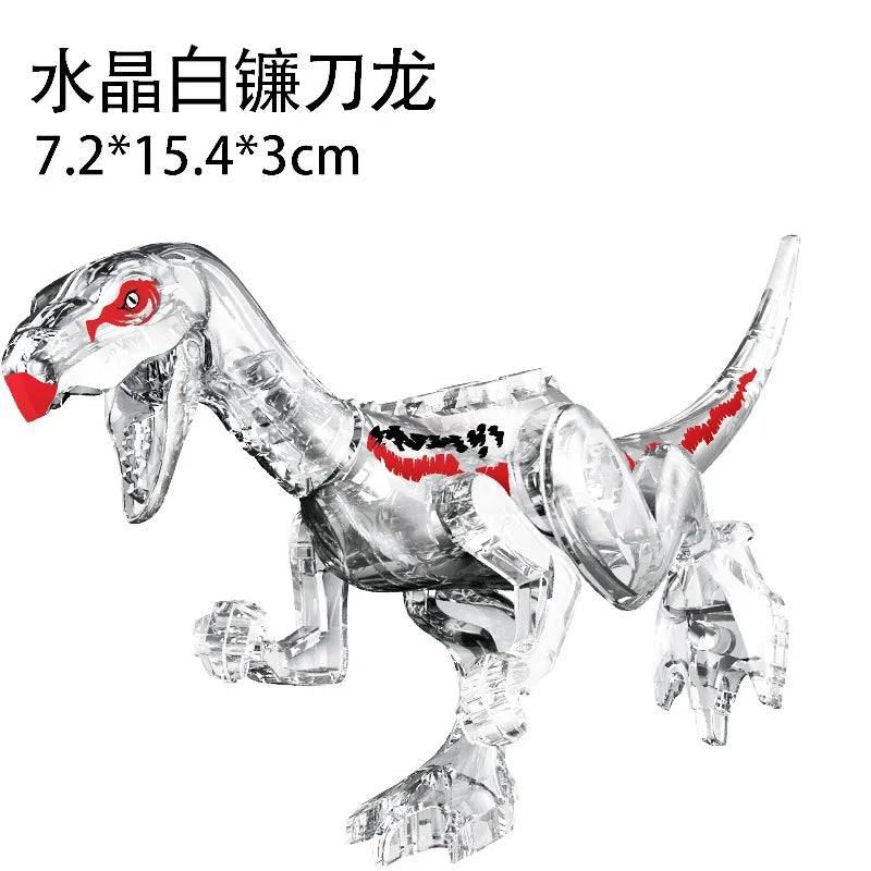 Predator Dinosaur Construction Blocks – Assemble-Your-Own Raptor and Giant Dino Toy for Children