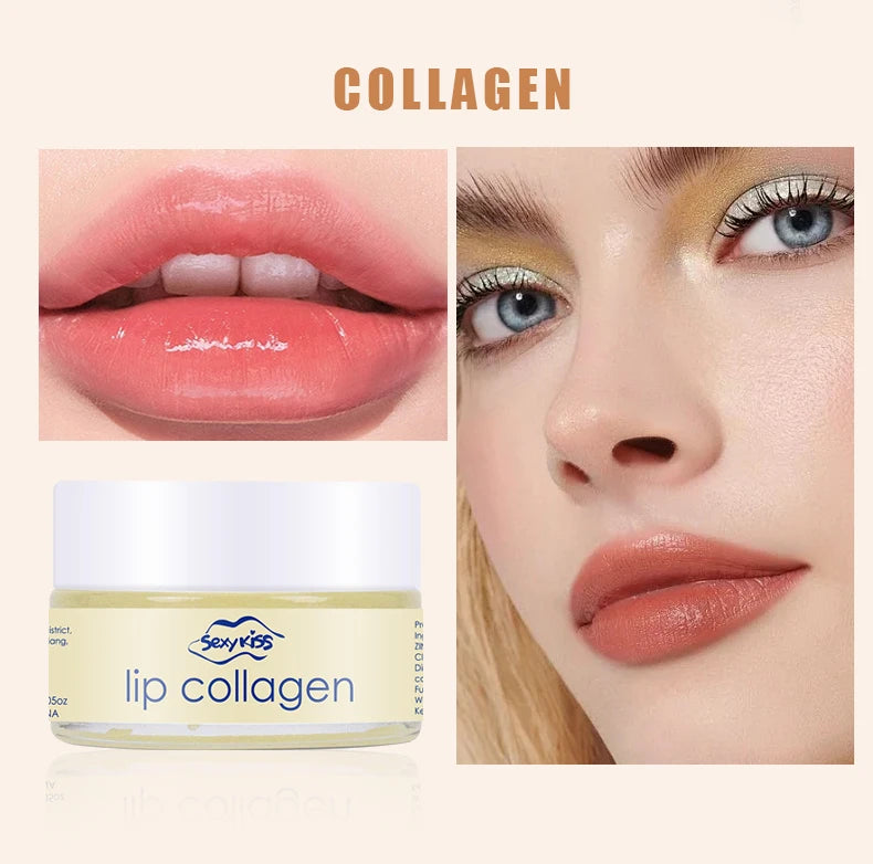 Hyaluronic acid collagen Sleep lip mask.