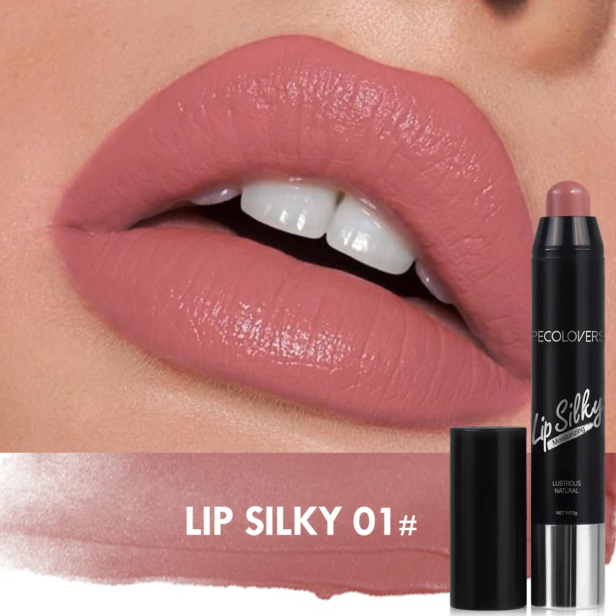 Matte Lipstick Pencil Waterproof Long Lasting Non-Sticky.