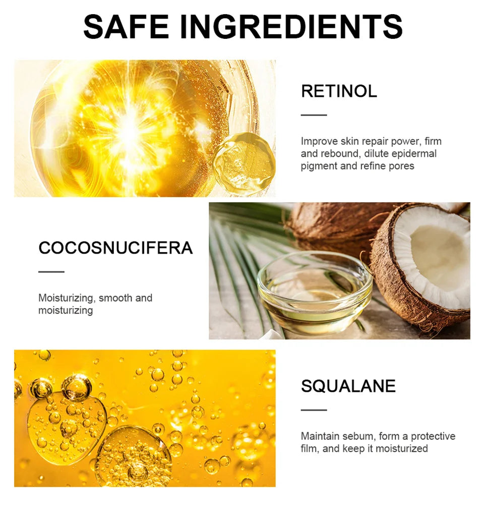 Retinol Eye Cream Lightening Dark Circles Firming Skin Instant Eye Repair Serum Stick
