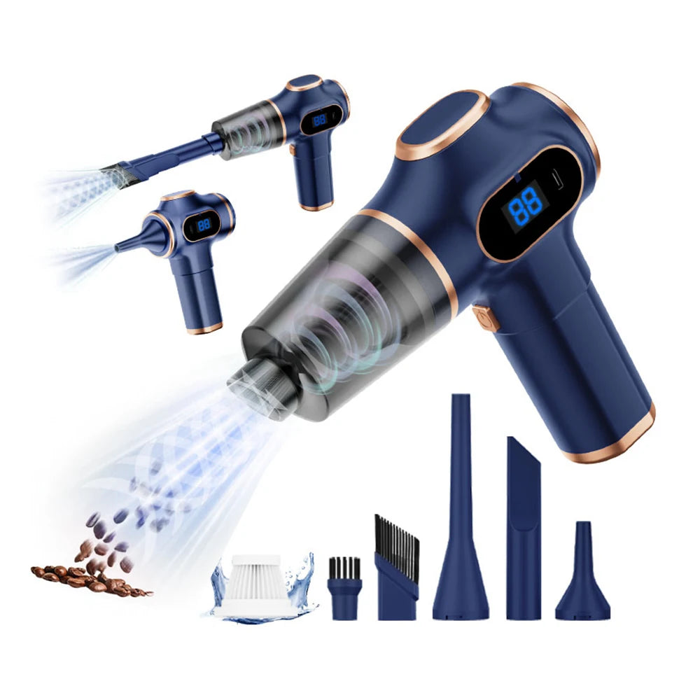 ROADSUN 4-in-1 98000Pa Powerful Cordless Car Vacuum Cleaner for Audi Full Series – Portable Wireless Handheld Auto Cleaning Device
