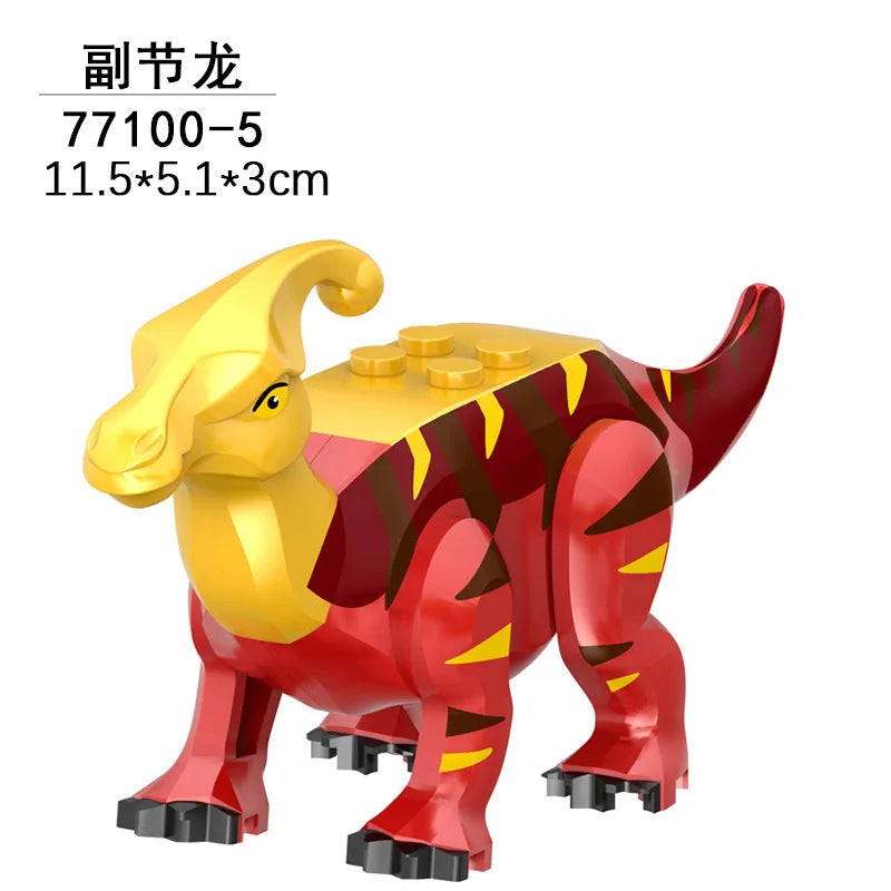 Predator Dinosaur Construction Blocks – Assemble-Your-Own Raptor and Giant Dino Toy for Children