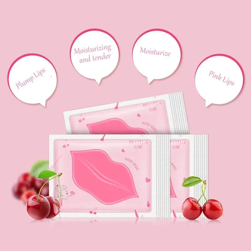 5/10Pcs Lip Mask Hydrating Repair Remove Lines Blemishes Lighten Lip Line Collagen Gel Mask