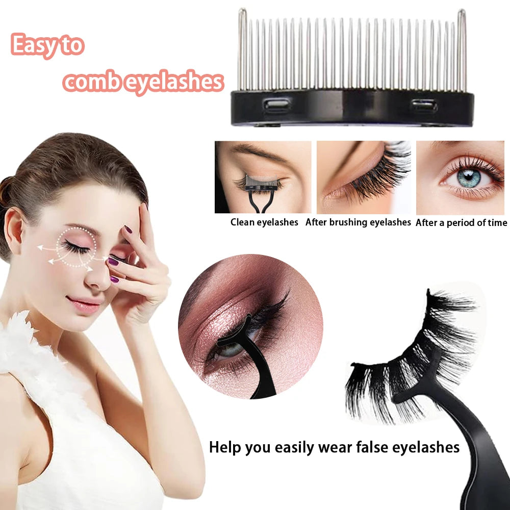 Eyelash Curler Set With Replacement Pads 7/15pcs