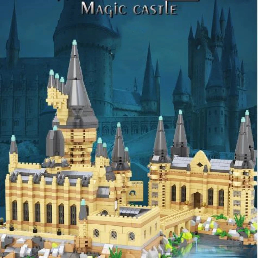 Magic Castle Building Block Set – Creative Kids’ Construction Toy, Perfect Birthday or Christmas Gift, Charming Home Display