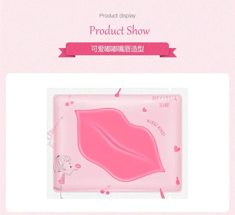 5/10Pcs Lip Mask Hydrating Repair Remove Lines Blemishes Lighten Lip Line Collagen Gel Mask