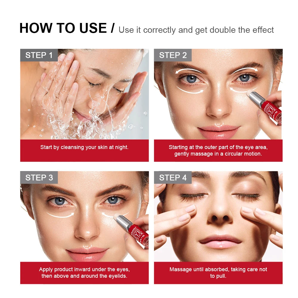 Retinol Eye Cream Lightening Dark Circles Firming Skin Instant Eye Repair Serum Stick