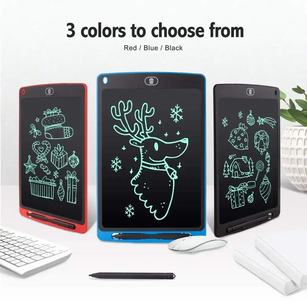 LCD Writing Tablet Drawing Board 8.5/10/12/16 Inch – Digital Magic Blackboard for Kids, Art, Learning & Creative Play