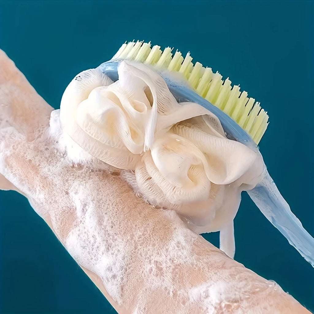 Soft Body Scrubber Shower Exfoliating Scrubs Long Handle Bath Brush