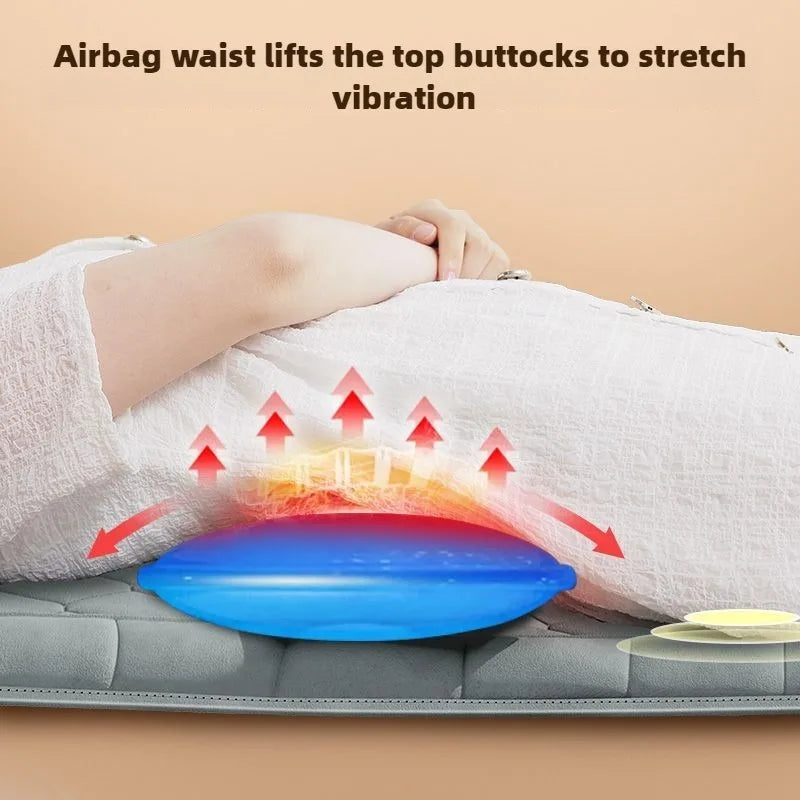 Electric Full Body Massage Mattress With Heating Hand Control.