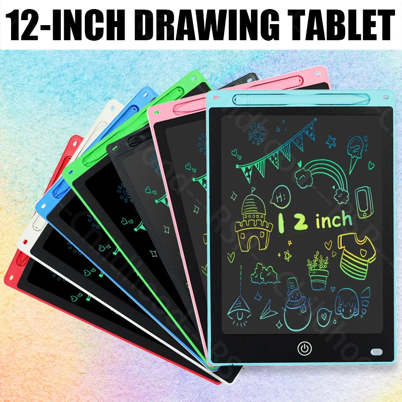 12-Inch Premium LCD Writing Tablet – Electronic Handwriting Board and Digital Drawing Pad for Kids’ Creative Learning and Fun
