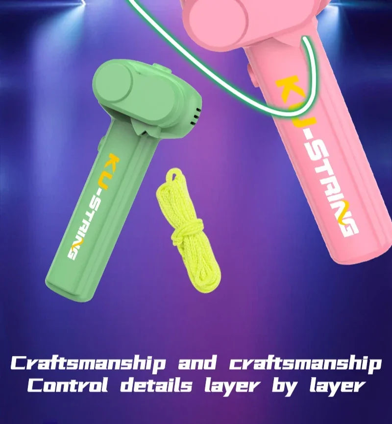 Portable Glow String Rope Launcher – Fun Kids Gift Toy